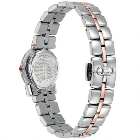 Salvatore Ferragamo Gancini Two-Tone Bracelet Watch 22mm - Picture 3 of 10